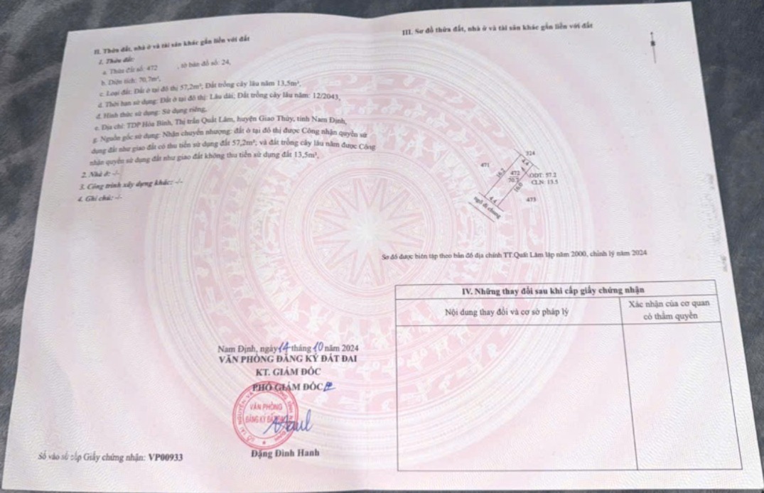 MỞ BÁN KHU 30 LÔ THỊ TRẤN BIỂN QUẤT LÂM