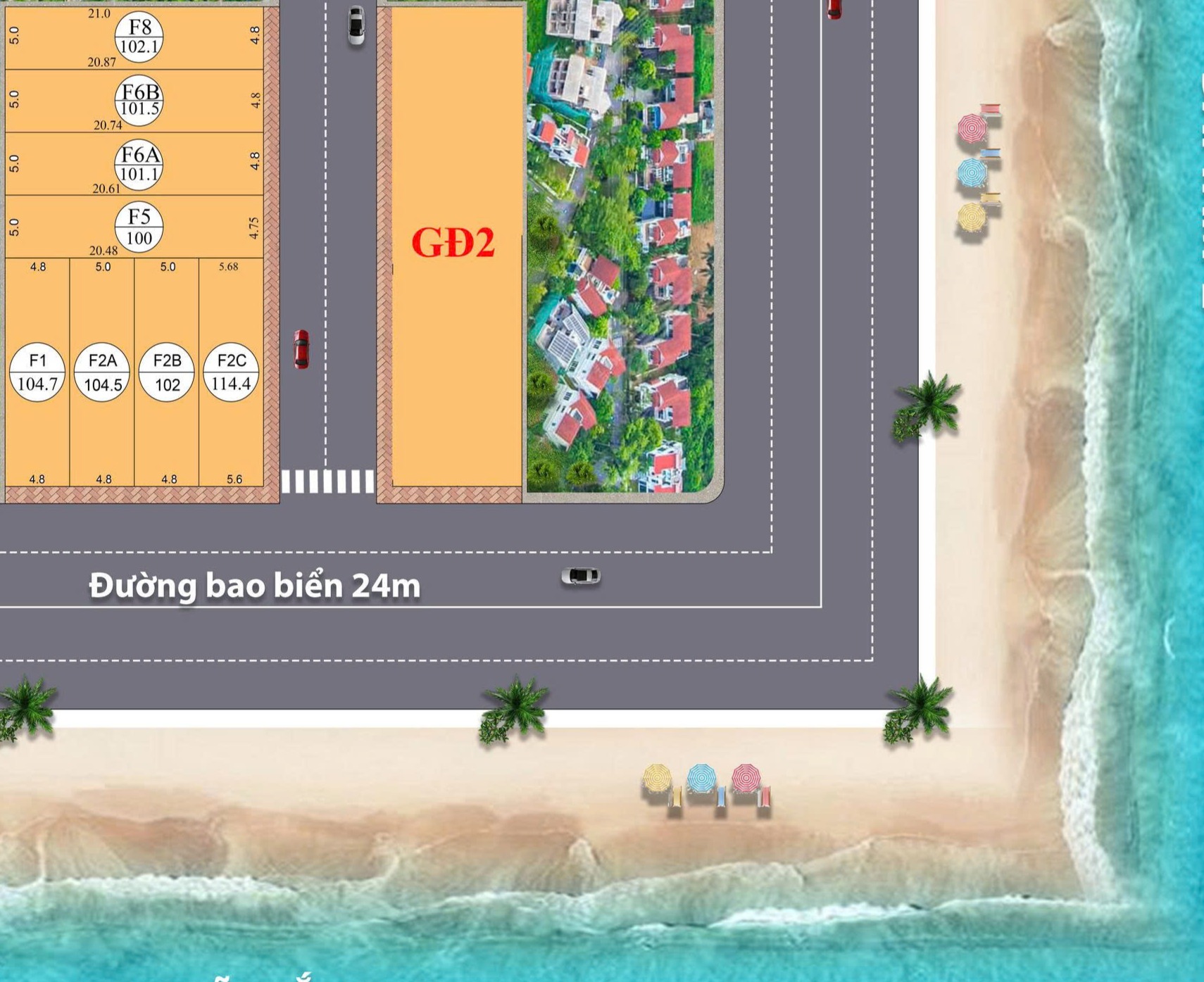 MỞ BÁN KHU 12 LÔ MẶT BIỂN GIAO PHONG