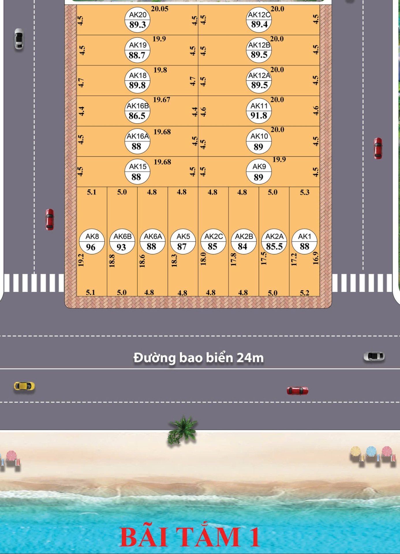 MỞ BÁN KHU 20 LÔ MẶT BIỂN GIAO PHONG